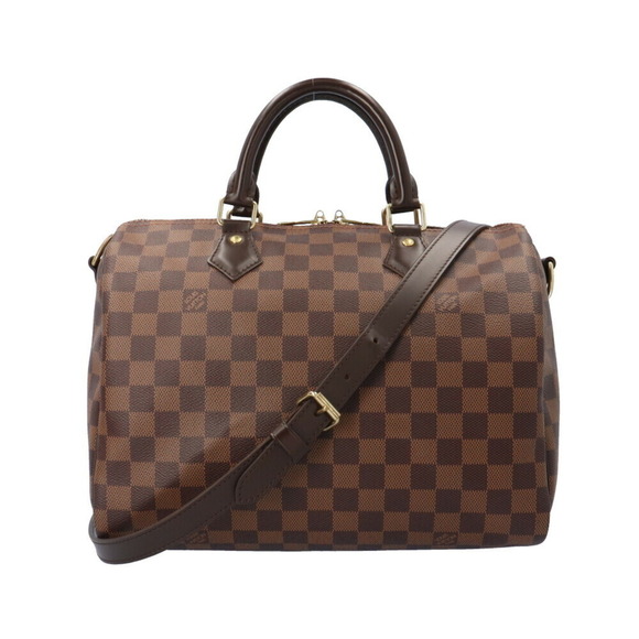 LOUIS VUITTON Brown Damier Speedy 30 Shoulder Bag - Picture 1 of 6